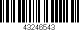 Código de barras (EAN, GTIN, SKU, ISBN): '43246543'