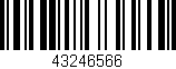 Código de barras (EAN, GTIN, SKU, ISBN): '43246566'