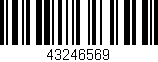 Código de barras (EAN, GTIN, SKU, ISBN): '43246569'