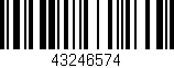 Código de barras (EAN, GTIN, SKU, ISBN): '43246574'