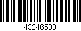 Código de barras (EAN, GTIN, SKU, ISBN): '43246583'