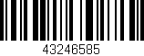 Código de barras (EAN, GTIN, SKU, ISBN): '43246585'