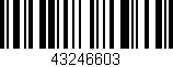 Código de barras (EAN, GTIN, SKU, ISBN): '43246603'