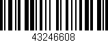 Código de barras (EAN, GTIN, SKU, ISBN): '43246608'