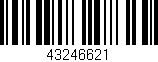 Código de barras (EAN, GTIN, SKU, ISBN): '43246621'