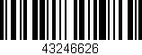 Código de barras (EAN, GTIN, SKU, ISBN): '43246626'