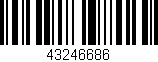 Código de barras (EAN, GTIN, SKU, ISBN): '43246686'