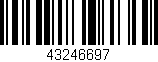 Código de barras (EAN, GTIN, SKU, ISBN): '43246697'