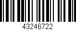 Código de barras (EAN, GTIN, SKU, ISBN): '43246722'