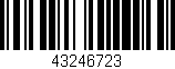 Código de barras (EAN, GTIN, SKU, ISBN): '43246723'