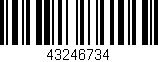 Código de barras (EAN, GTIN, SKU, ISBN): '43246734'