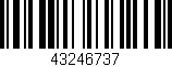 Código de barras (EAN, GTIN, SKU, ISBN): '43246737'