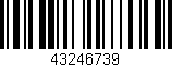 Código de barras (EAN, GTIN, SKU, ISBN): '43246739'