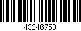 Código de barras (EAN, GTIN, SKU, ISBN): '43246753'