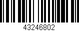 Código de barras (EAN, GTIN, SKU, ISBN): '43246802'