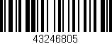 Código de barras (EAN, GTIN, SKU, ISBN): '43246805'