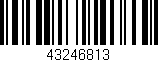Código de barras (EAN, GTIN, SKU, ISBN): '43246813'