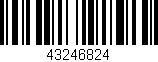 Código de barras (EAN, GTIN, SKU, ISBN): '43246824'