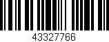 Código de barras (EAN, GTIN, SKU, ISBN): '43327766'