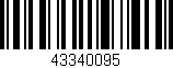 Código de barras (EAN, GTIN, SKU, ISBN): '43340095'