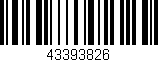 Código de barras (EAN, GTIN, SKU, ISBN): '43393826'