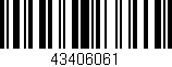 Código de barras (EAN, GTIN, SKU, ISBN): '43406061'