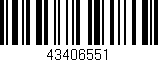 Código de barras (EAN, GTIN, SKU, ISBN): '43406551'