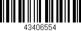 Código de barras (EAN, GTIN, SKU, ISBN): '43406554'