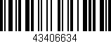 Código de barras (EAN, GTIN, SKU, ISBN): '43406634'