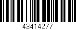 Código de barras (EAN, GTIN, SKU, ISBN): '43414277'