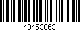 Código de barras (EAN, GTIN, SKU, ISBN): '43453063'