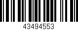 Código de barras (EAN, GTIN, SKU, ISBN): '43494553'