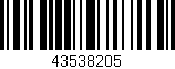 Código de barras (EAN, GTIN, SKU, ISBN): '43538205'