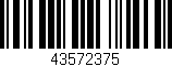 Código de barras (EAN, GTIN, SKU, ISBN): '43572375'