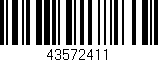 Código de barras (EAN, GTIN, SKU, ISBN): '43572411'