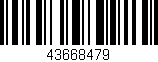 Código de barras (EAN, GTIN, SKU, ISBN): '43668479'