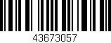 Código de barras (EAN, GTIN, SKU, ISBN): '43673057'