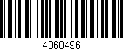 Código de barras (EAN, GTIN, SKU, ISBN): '4368496'