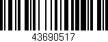 Código de barras (EAN, GTIN, SKU, ISBN): '43690517'
