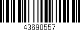 Código de barras (EAN, GTIN, SKU, ISBN): '43690557'