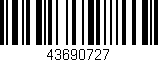 Código de barras (EAN, GTIN, SKU, ISBN): '43690727'