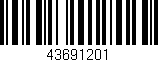 Código de barras (EAN, GTIN, SKU, ISBN): '43691201'