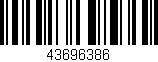 Código de barras (EAN, GTIN, SKU, ISBN): '43696386'