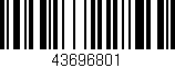 Código de barras (EAN, GTIN, SKU, ISBN): '43696801'