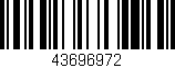 Código de barras (EAN, GTIN, SKU, ISBN): '43696972'