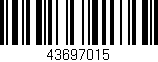 Código de barras (EAN, GTIN, SKU, ISBN): '43697015'