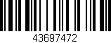 Código de barras (EAN, GTIN, SKU, ISBN): '43697472'