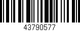 Código de barras (EAN, GTIN, SKU, ISBN): '43790577'