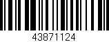 Código de barras (EAN, GTIN, SKU, ISBN): '43871124'