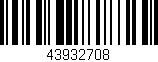 Código de barras (EAN, GTIN, SKU, ISBN): '43932708'